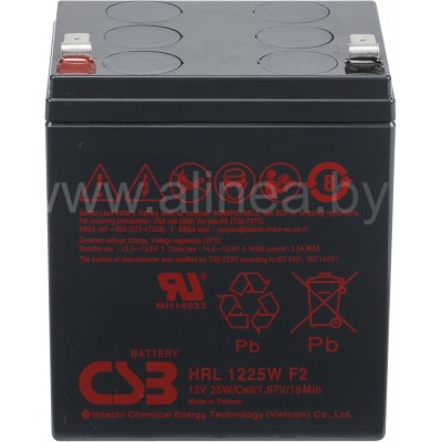 Аккумуляторная батарея CSB HRL 1225W F2 12V/5Ah (8401)
