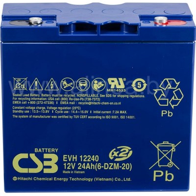 Аккумуляторная батарея CSB EVH 12240 12V/24Ah (8062)