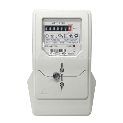 Электросчетчик «МИРТЕК-1-BY-W1» однофазный 230В, 5(60)А, M7, однотарифный