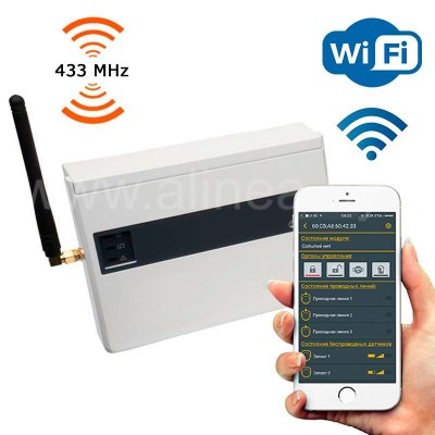 Модуль управления Neptun (Нептун) ProW+ WiFi (Radio 433MHz + WiFi)
