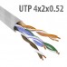 Кабель UTP (U/UTP) 4х2х0,52 Cat5e (без экрана), бухта 305м