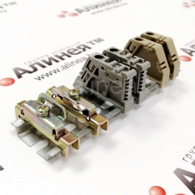 Ограничители на DIN-рейку 35мм пластиковые и металлические