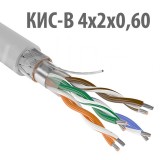 Кабель КИС-В 4x2x0.6 для интерфейса RS-485 (для внутр. прокл.), 1м