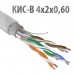 Кабель КИС-В 4x2x0.6 для интерфейса RS-485 (для внутр. прокл.), катушка 400м
