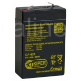 Аккумуляторная батарея Kiper GP-628 F1 6V/2.8Ah (7440)