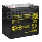 Аккумуляторная батарея Kiper GPL-12550 12V/55Ah (7747)