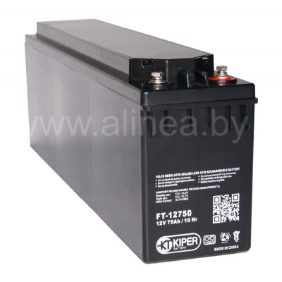 Аккумуляторная батарея Kiper FT-12750 12V/75Ah (7996)