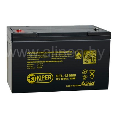 Аккумуляторная батарея гелевая Kiper GEL-121000 12V/100Ah (8046)