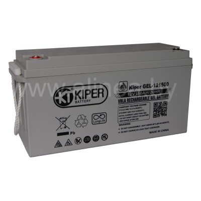 Аккумуляторная батарея гелевая Kiper GEL-121500 12V/150Ah (8048)