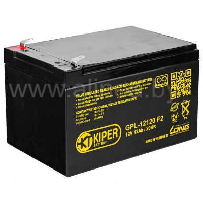 Аккумуляторная батарея Kiper GPL-12120 F2 12V/12Ah (8279)