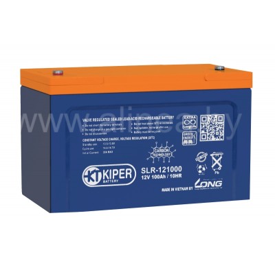Аккумуляторная батарея Kiper SLR-121000 12V/100Ah (8436)