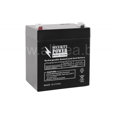 Аккумуляторная батарея Security Power SP 12-4,5 F1 12V/4.5Ah (7459)