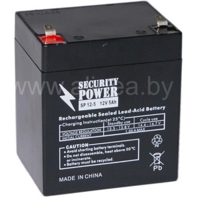 Аккумуляторная батарея Security Power SP 12-5 F1 12V/5Ah (8019)