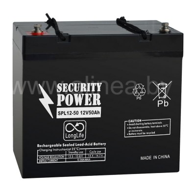 Аккумуляторная батарея Security Power SPL 12-50 12V/50Ah (8439)