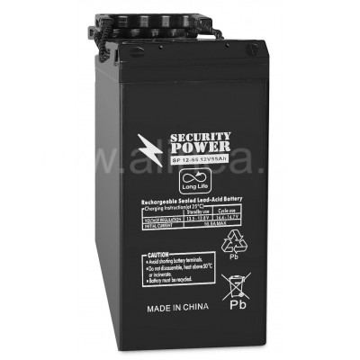 Аккумуляторная батарея Security Power FT 12-55 12V/55Ah (8441)