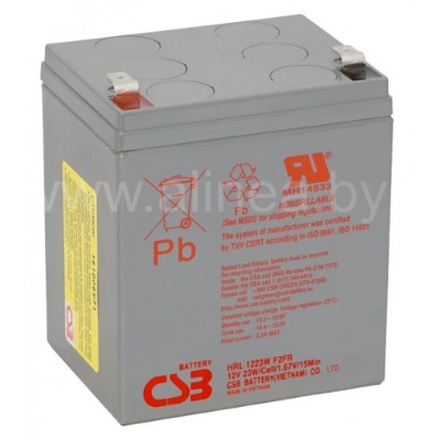 Аккумуляторная батарея CSB HRL 1223W F2 FR 12V/5Ah (7610)