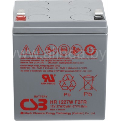 Аккумуляторная батарея CSB HR 1227W F2 12V/6.5Ah (7944)