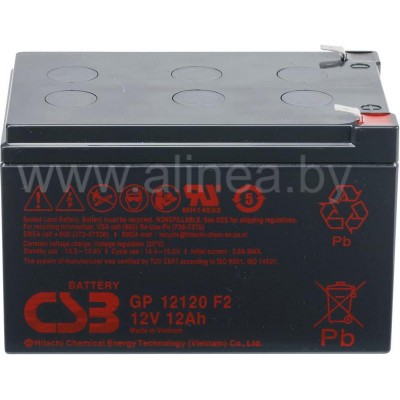 Аккумуляторная батарея CSB GP 12120 F2 12V/12Ah (2001)