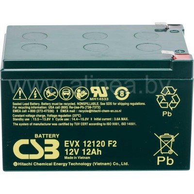 Аккумуляторная батарея CSB EVX 12120 F2 12V/12Ah (7945)
